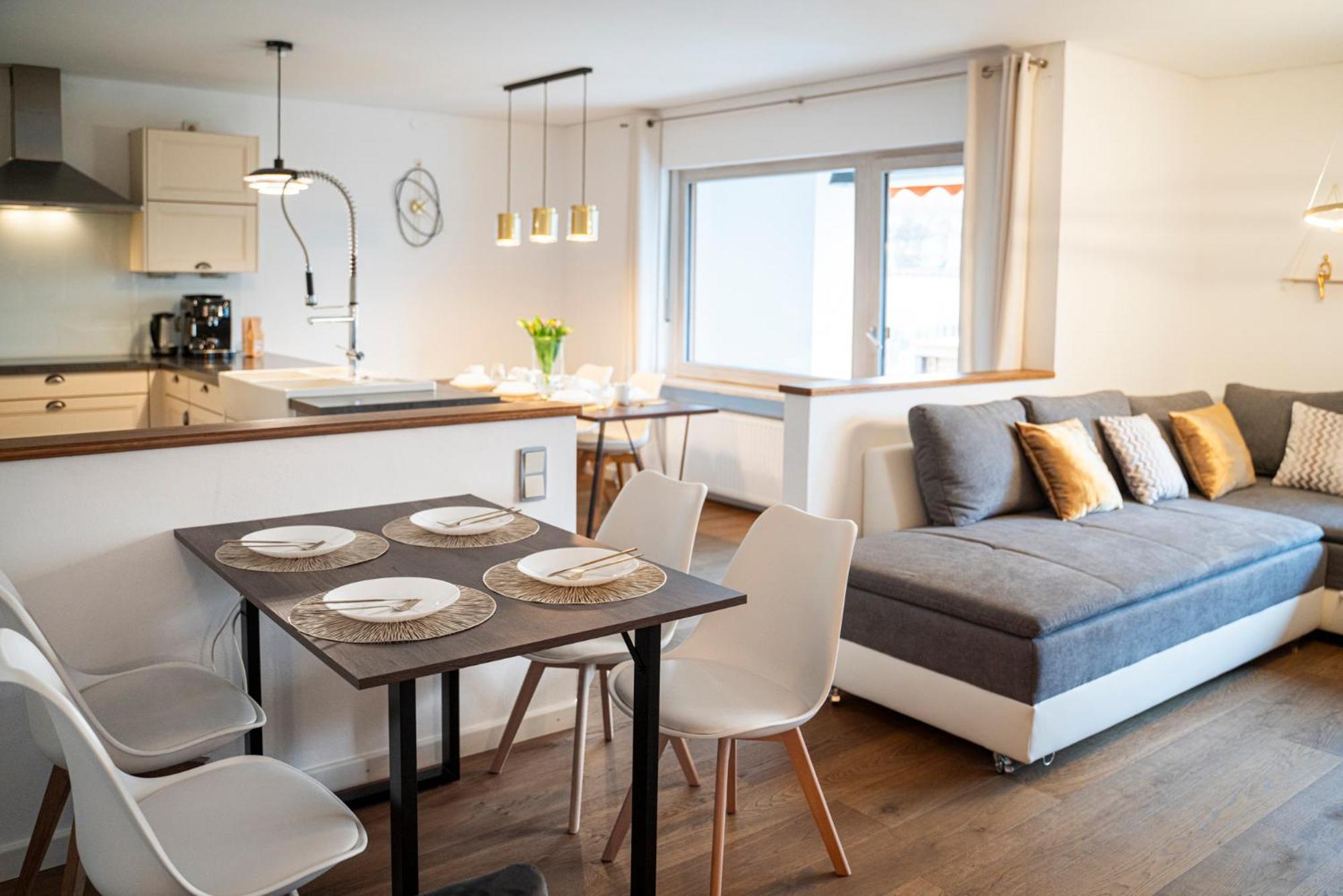 Апартаменты 130M2 Loft - Balkon, Smart Tv, Badewanne, Kaffee Розенхайм Экстерьер фото