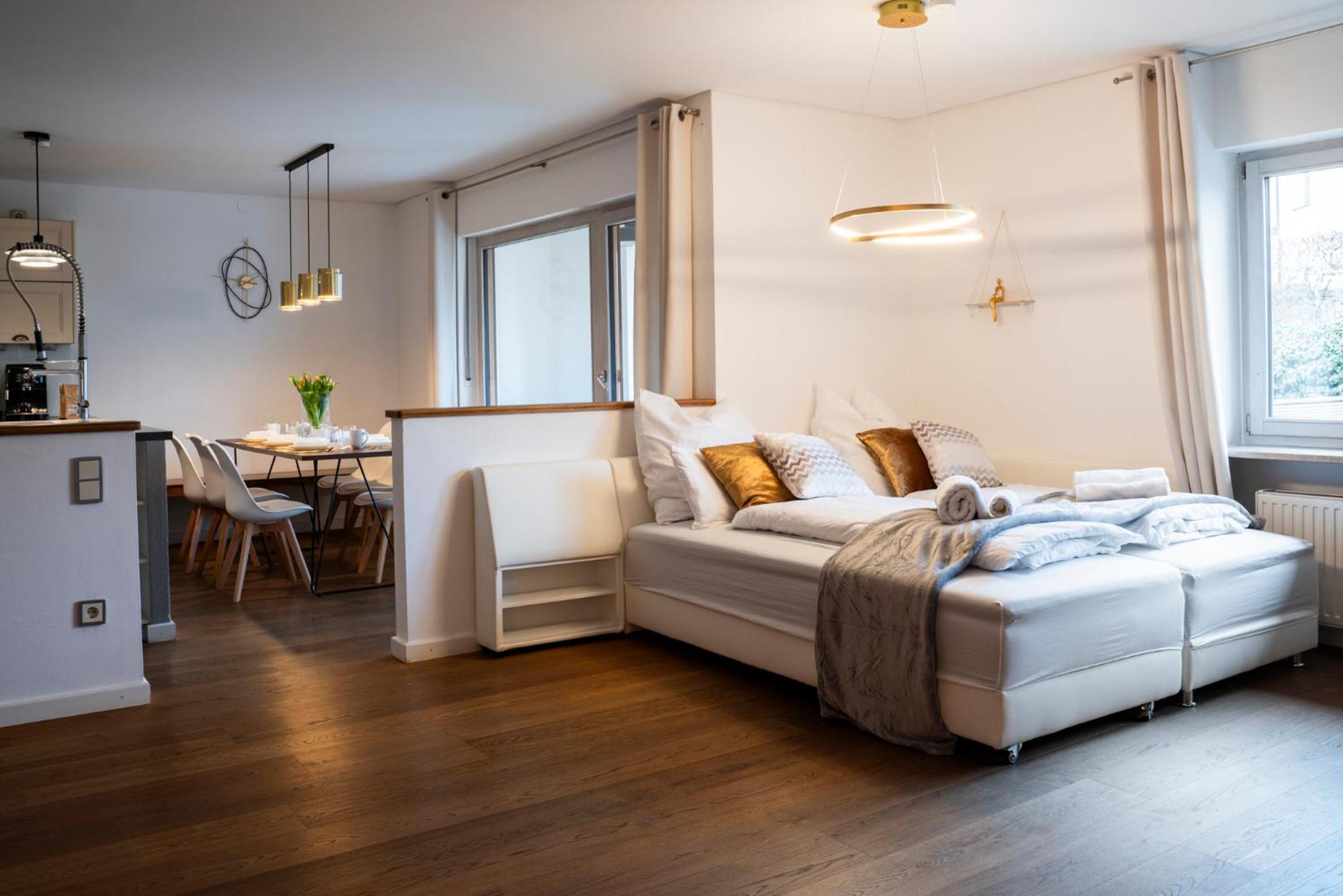 Апартаменты 130M2 Loft - Balkon, Smart Tv, Badewanne, Kaffee Розенхайм Экстерьер фото