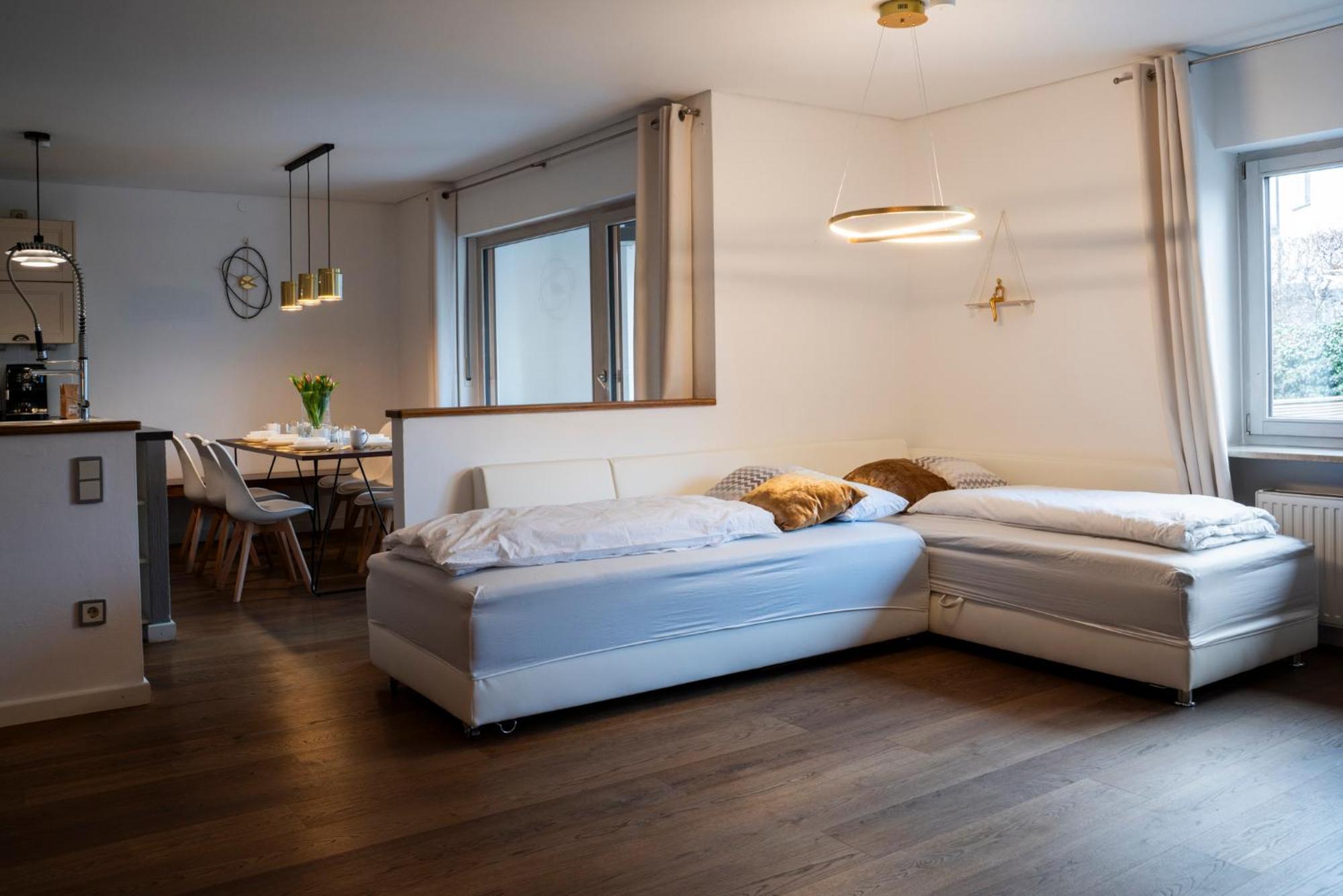 Апартаменты 130M2 Loft - Balkon, Smart Tv, Badewanne, Kaffee Розенхайм Экстерьер фото